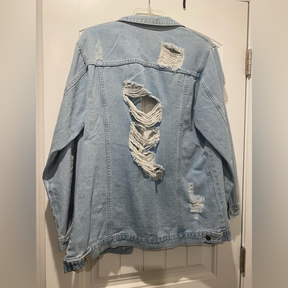 ‼️Distressed Denim Jacket‼️ - Picture 3 of 5